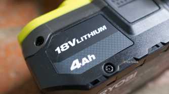 Ryobi 18V 4Ah lithium battery pack.-1