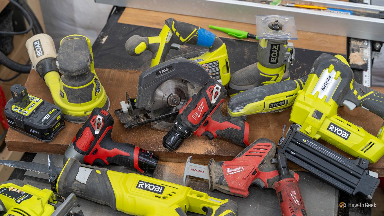 Mixing Milwaukee and Ryobi works if you stick to one simple rule