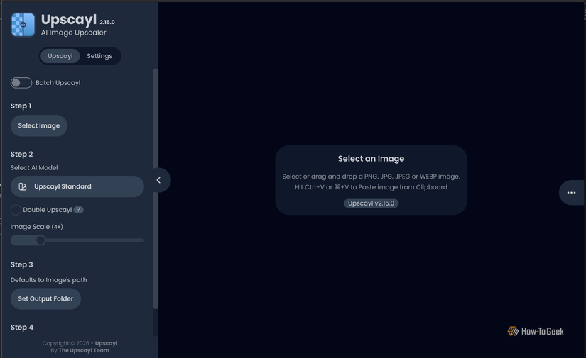 Screenshot of Upsayl