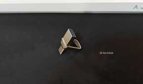 A tiny USB drive.