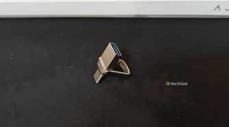 A tiny USB drive.
