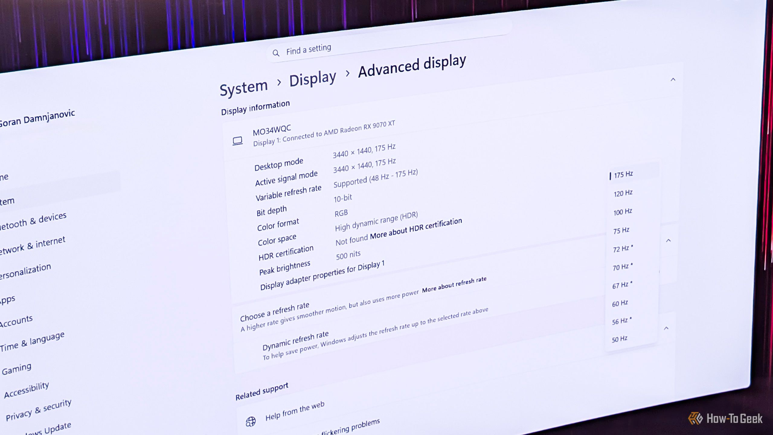 Windows is automatically kicking your high-refresh monitor back to 60Hz without telling you
