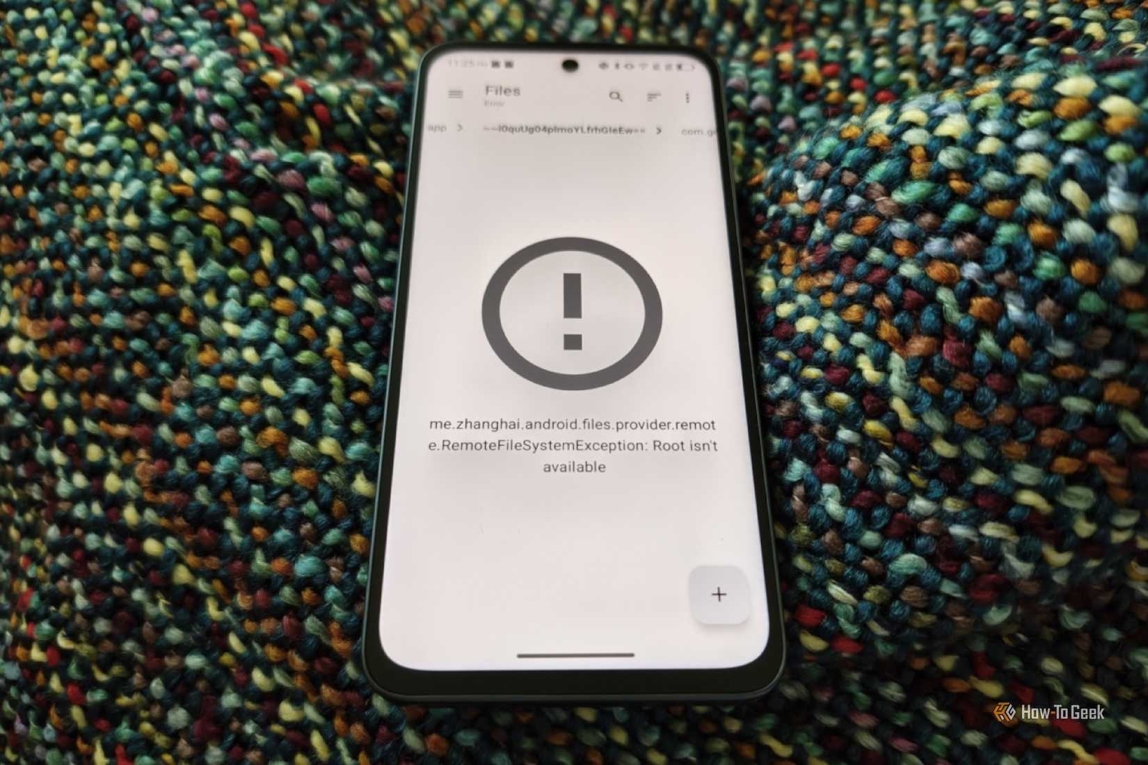 A system folder that cannot be accessed without root on an Android phone.