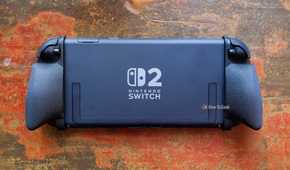 3D printed Nintendo Switch 2 grip rear view.