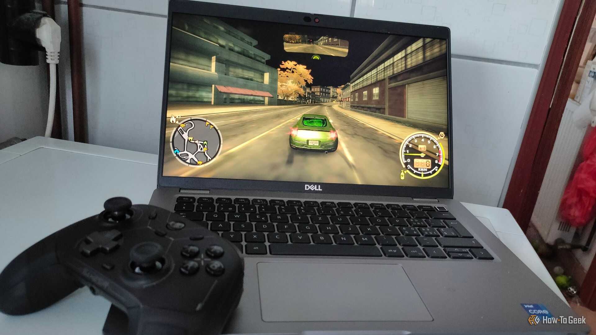 A Dell Latitude 5420 Business Laptop Running Need For Speed Most Wanted…
