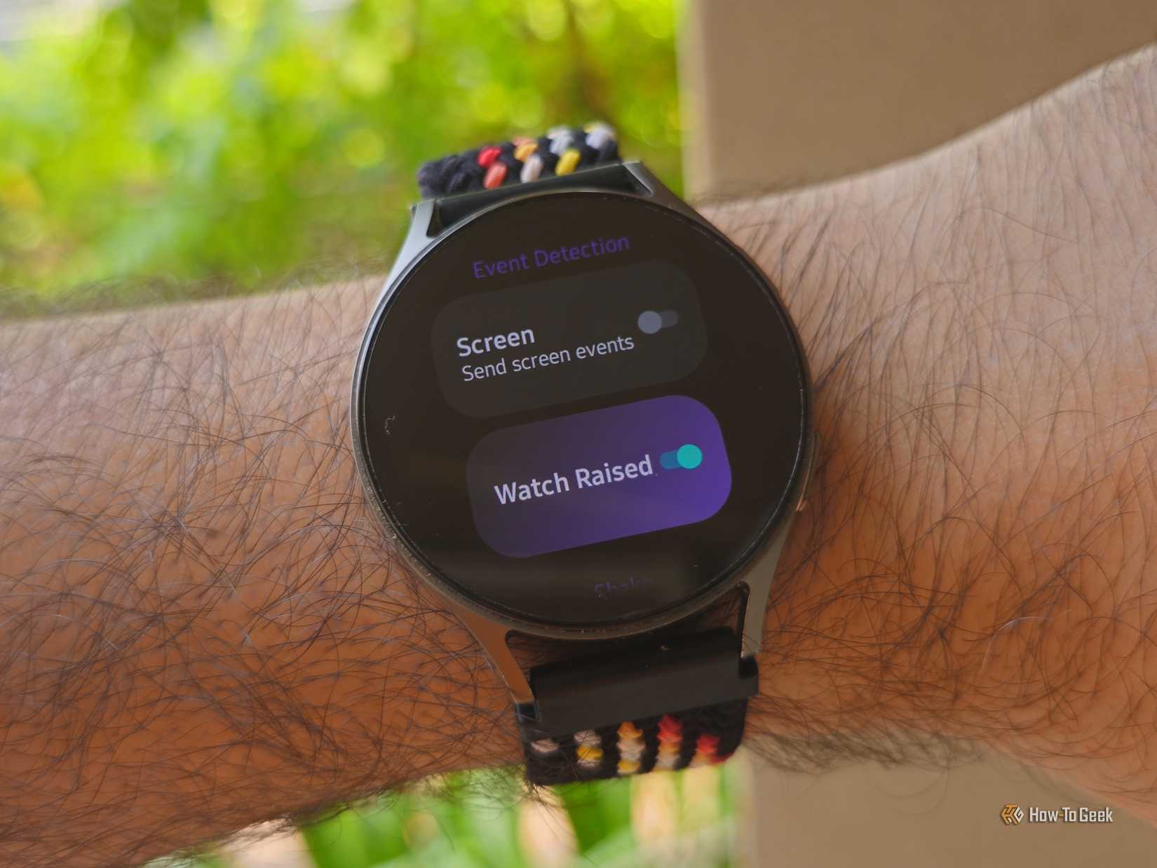 AutoWear app running on Galaxy Watch 7