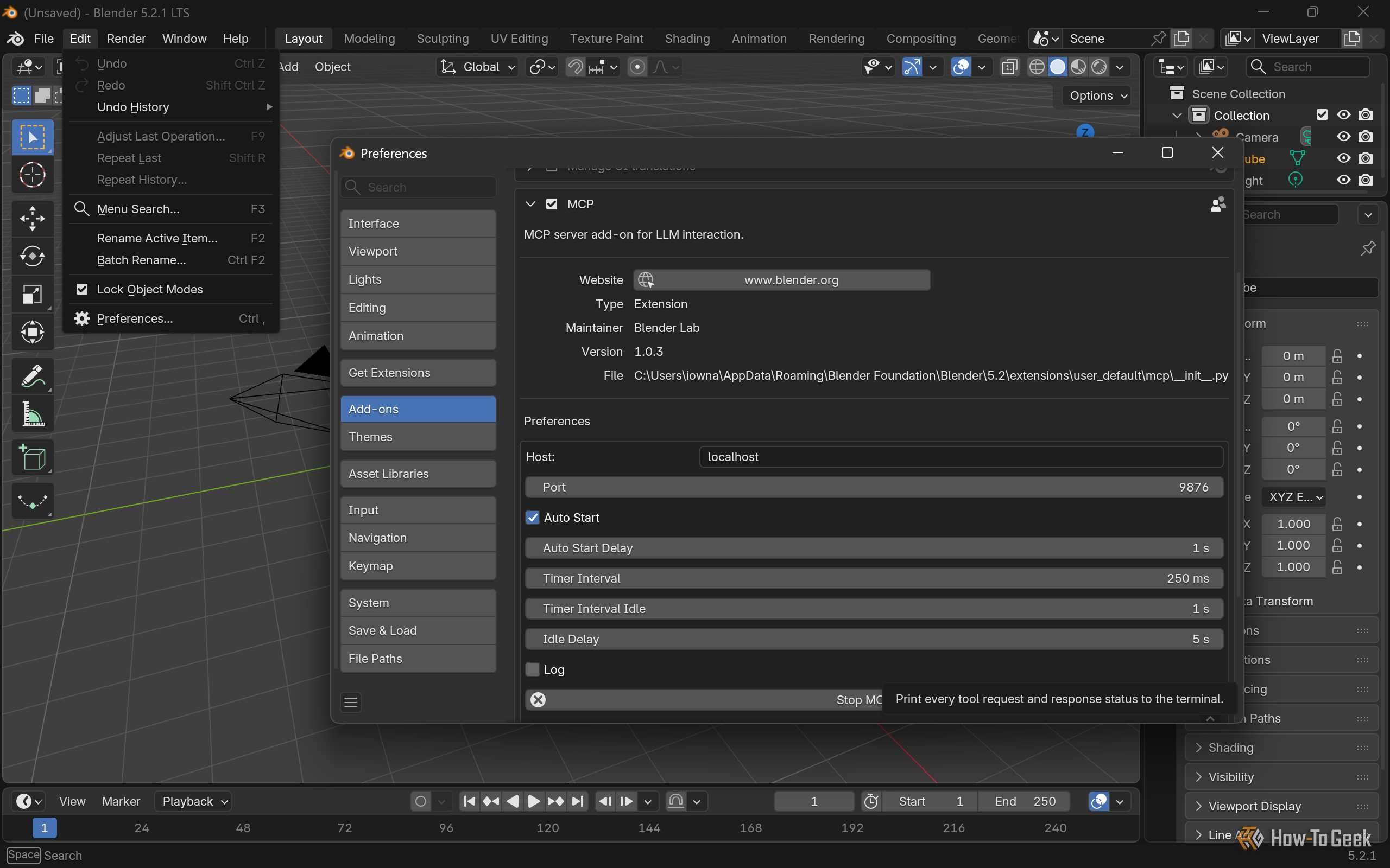 Blender always scared me, but Claude helped me make this animated video ...
