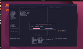 Ctrl+N create dialog in superfile with the hint to add a trailing slash to make a folder.