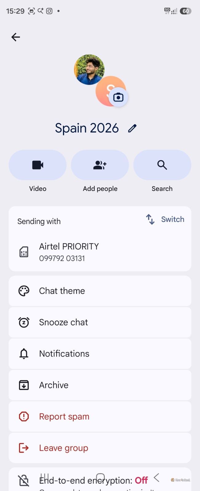 Edit group name