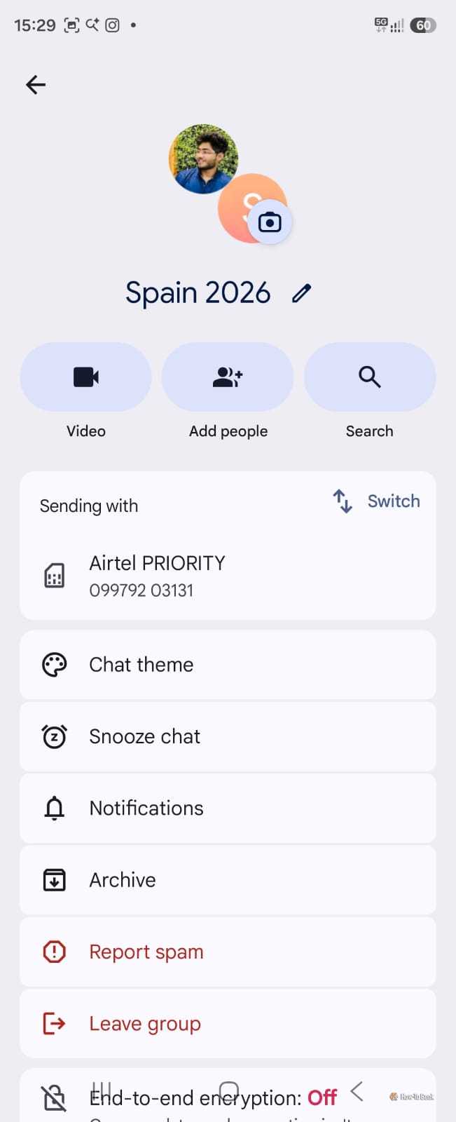 Edit group name