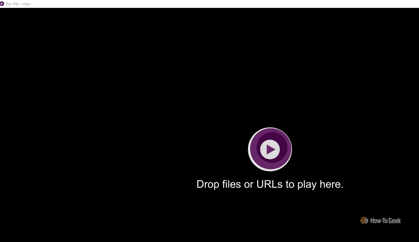 Альтернативы Windows Media Player: лучшие open-source плееры интерфейс плеера с предложением перетащить файлы для воспроизведения