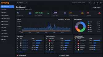 ntopng Network Dashboard Overview