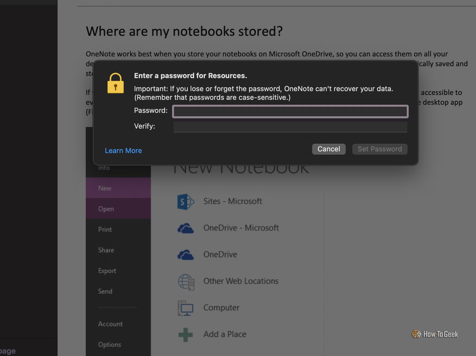 настройки OneNote — иллюстрация 2 к материалу