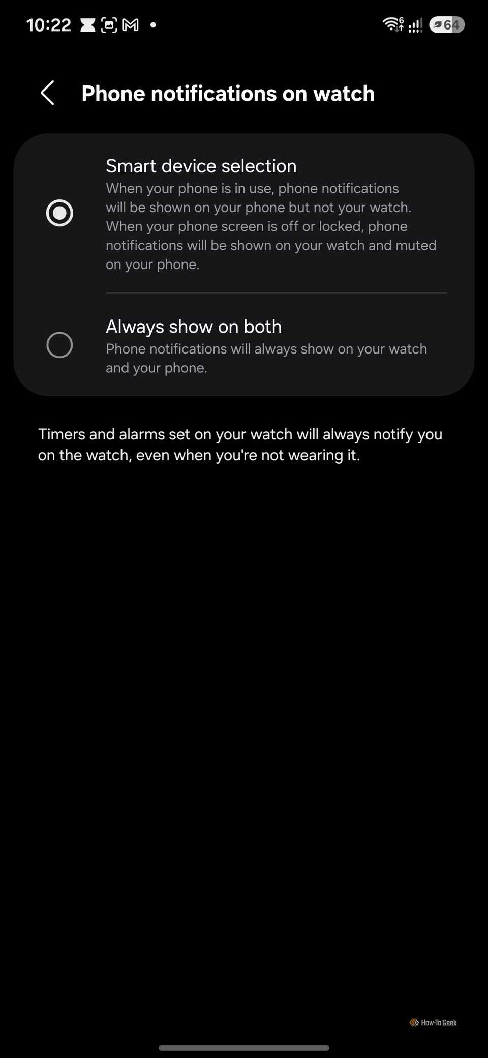 I changed one Galaxy Watch setting and notifications finally made sense