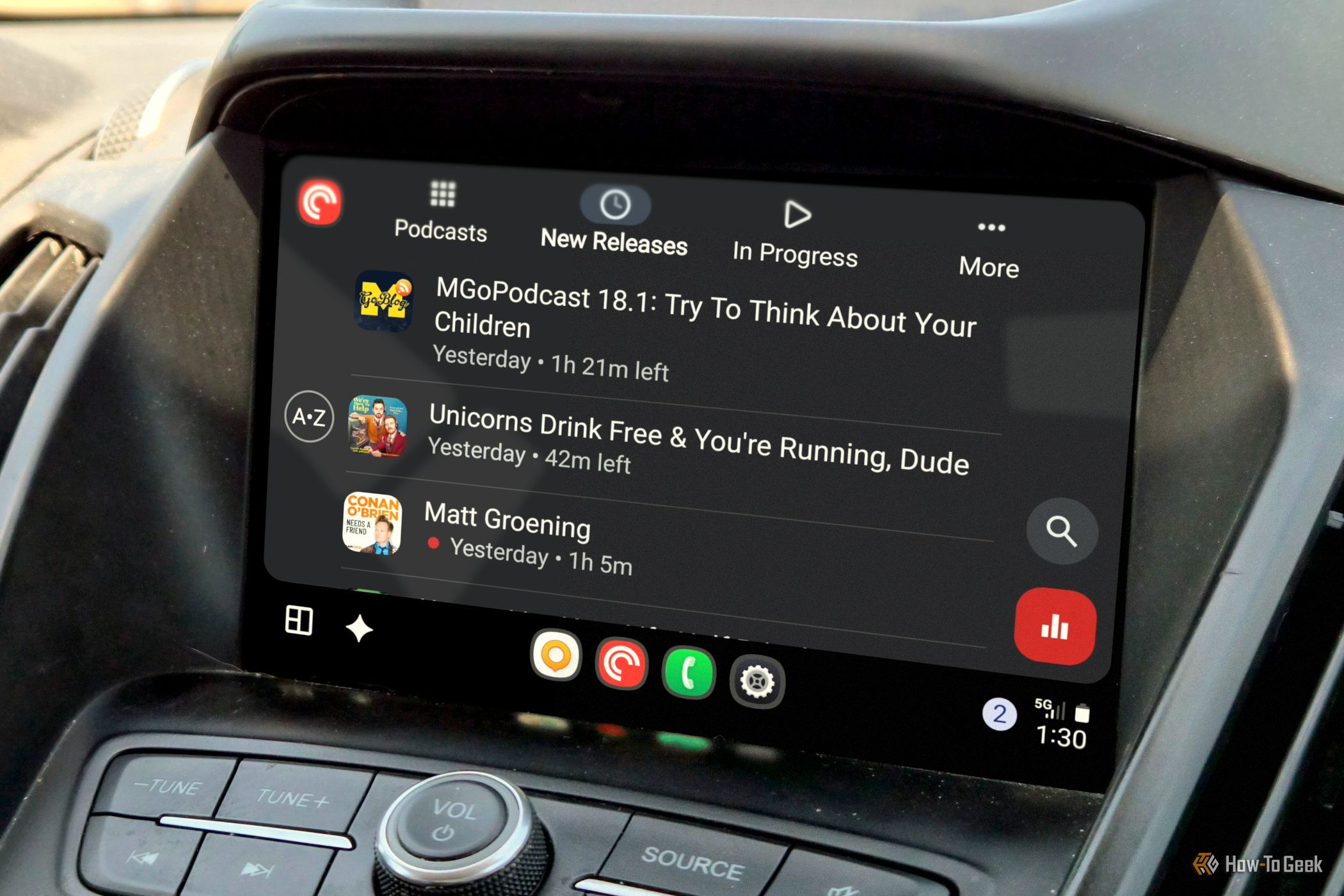 This is the only podcast app that makes any sense in Android Auto