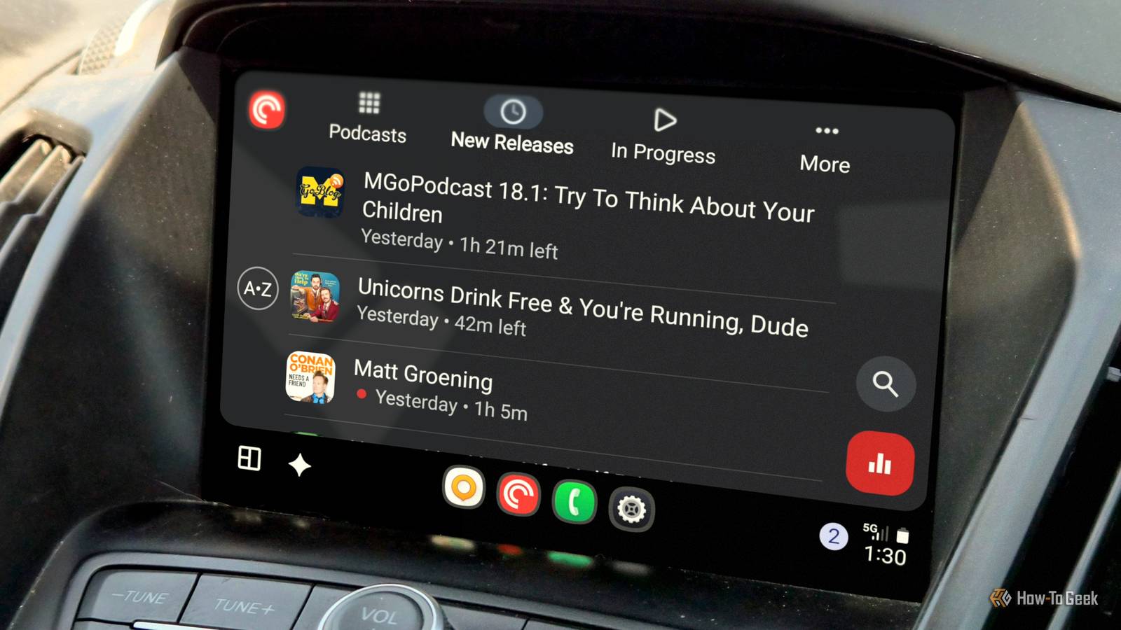 PocketCasts Android Auto