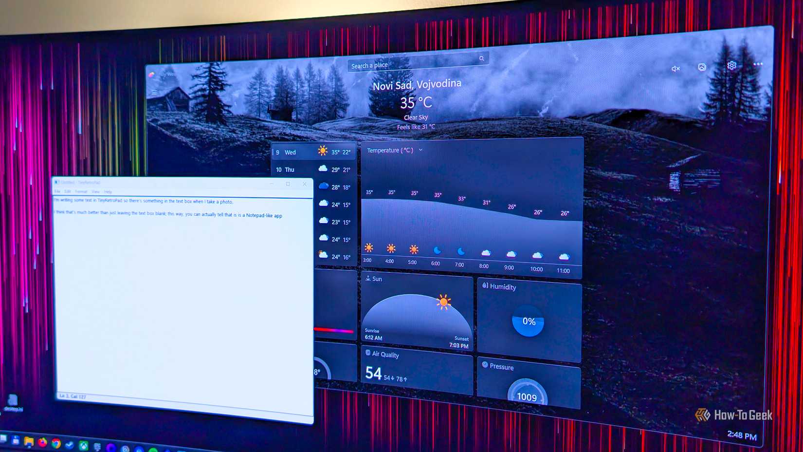 Настройка визуальных эффектов в параметрах Windows 11