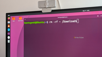 Running the rm rf command on Ubuntu with a accidental space between home directory and downloads directory.