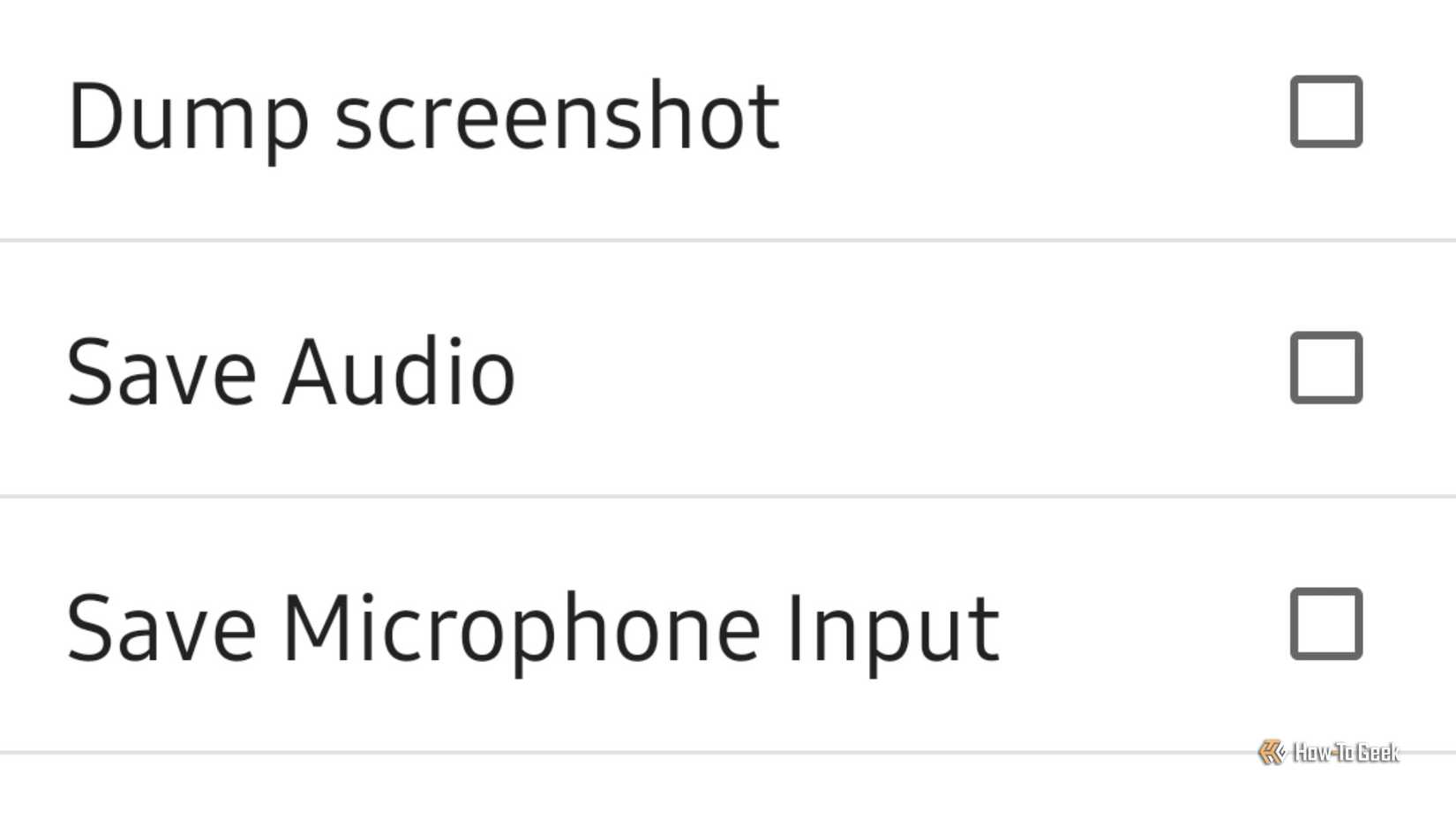 Save Audio and Save Microphone Input in Android Auto's Settings