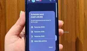 scheduled send in Google messages