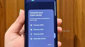 scheduled send in Google messages