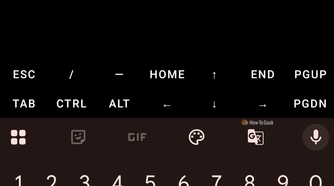 A screenshot of Termux running on Android, storage-related commands
