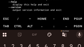 A screenshot of Termux running on Android, storage-related commands