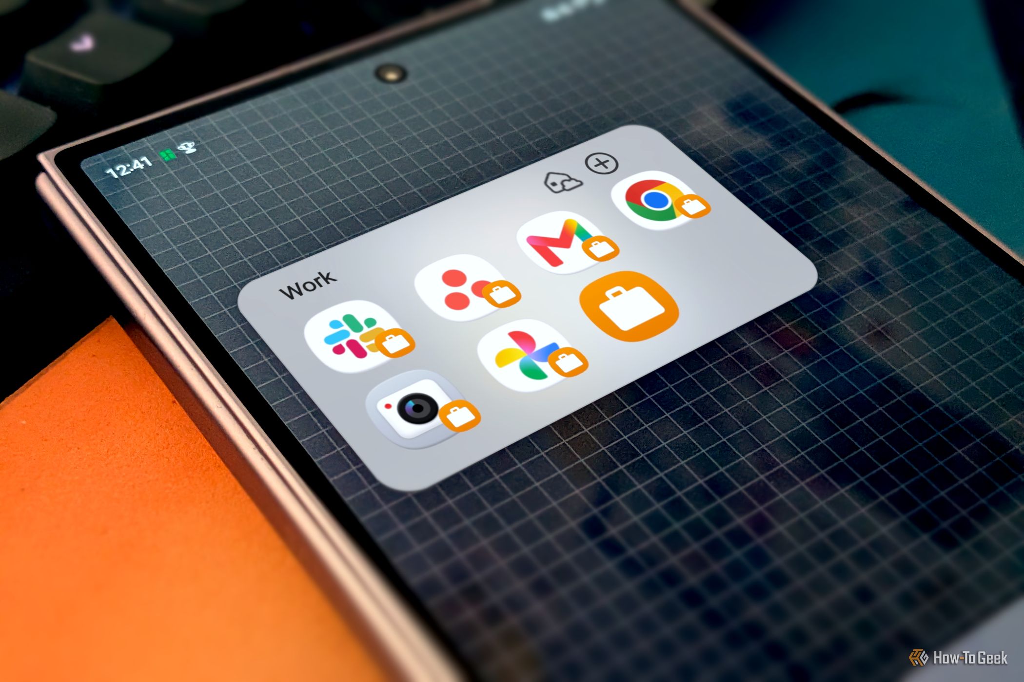 Secure Folder apps on Galaxy home screen
