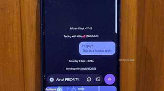 Sharing location in Google messages