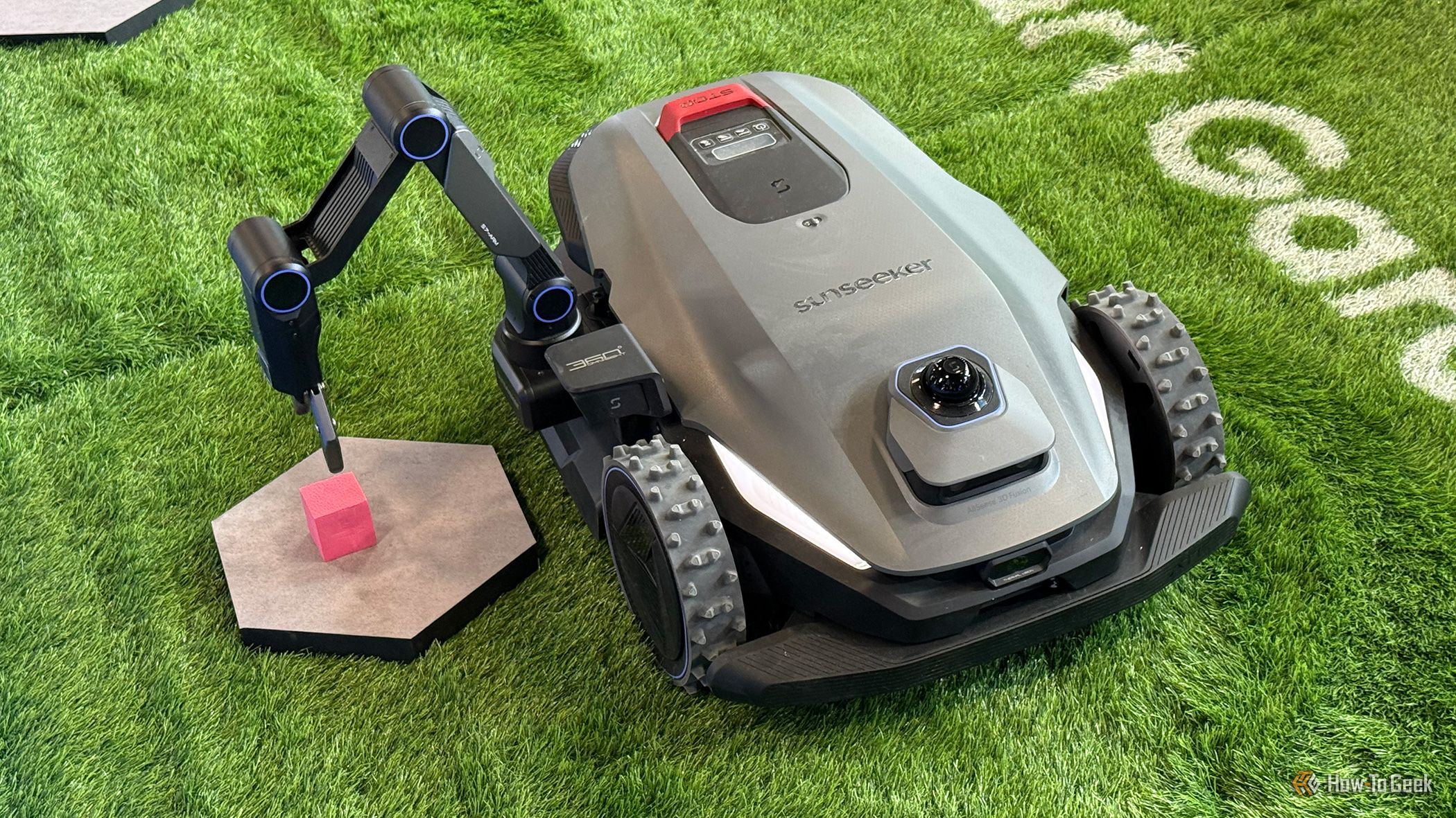 Sunseeker's Robot Lawn Mowers Have 3D Mapping and a Robot Arm