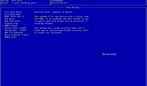 The default method for shreding data using Shred OS