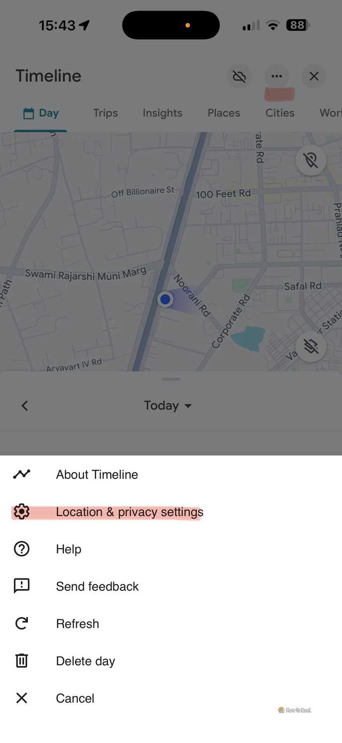 Четыре настройки Google Maps, которые стоит изменить каждому Меню параметров приватности в Google Maps