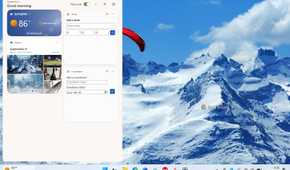 Screenshot of Windows 11's Widgets board.