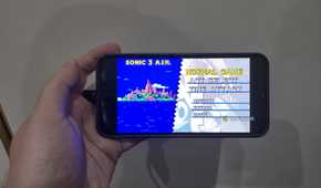 Shot of the menu for Sonic 3 Angel Island Revisited