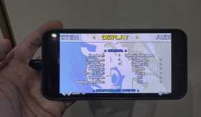 Shot of the settings screen for Sonic 3 Angel Island Revisited.
