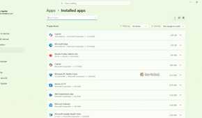 A user going to Windows 11 Settings and then going to Apps and then Installed Apps.