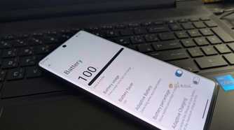 Detailed battery settings on an Android 15 phone.