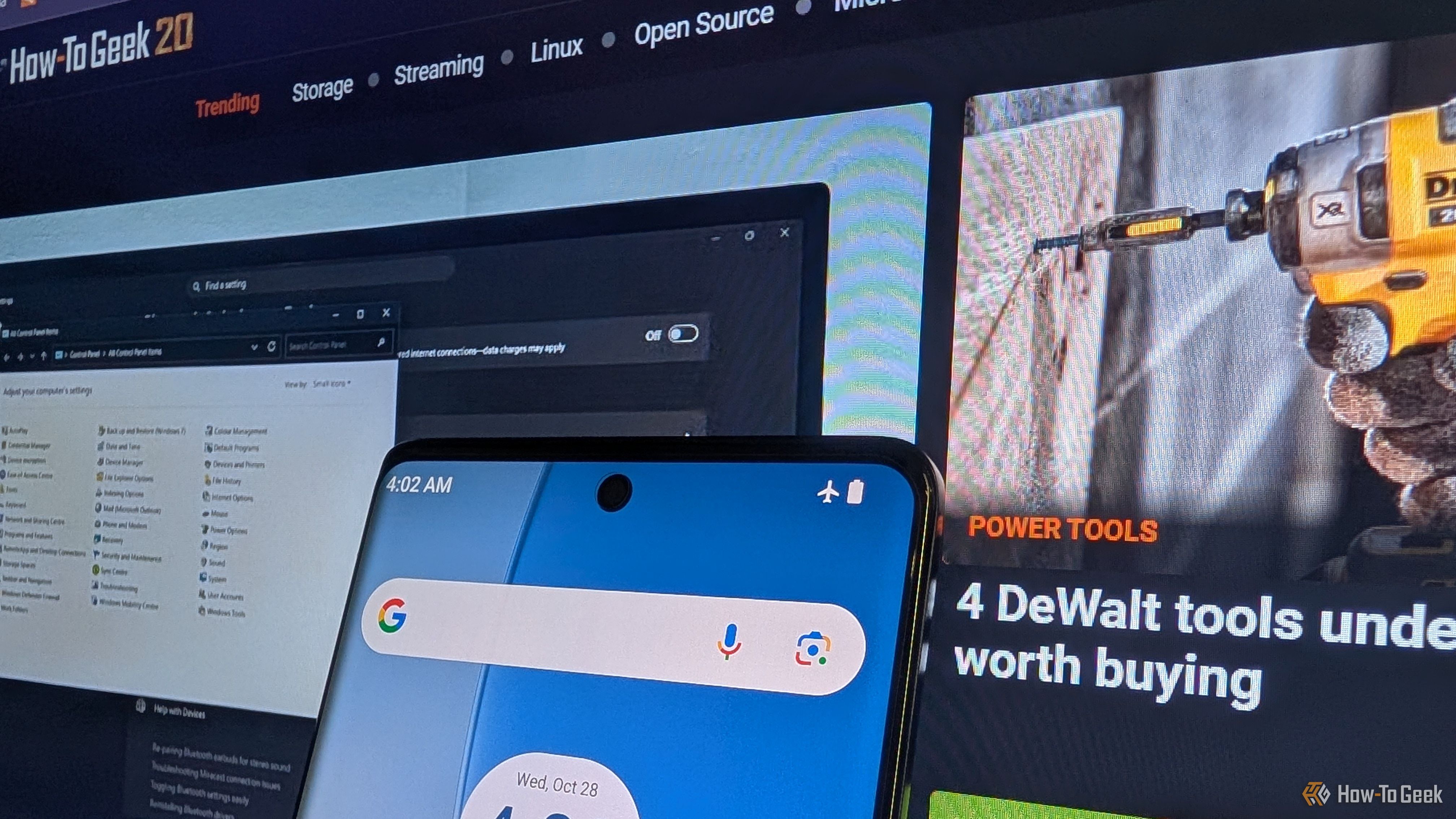 Android status bar icons