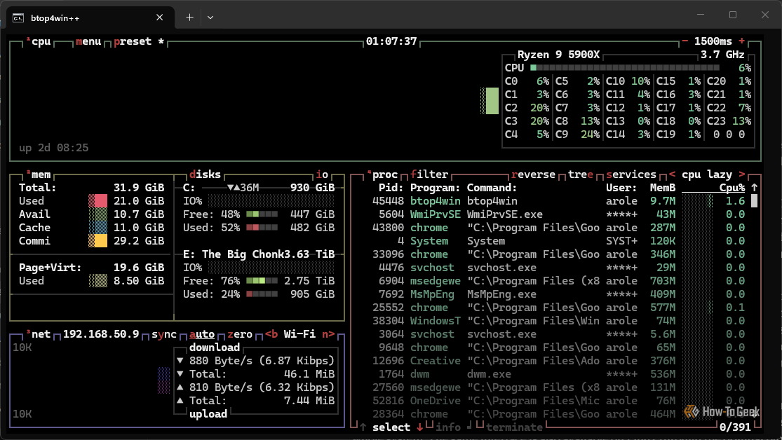 Resource Monitor Task Manager Memory These 3 popular Windows apps run faster as CLI tools: Here's how to switch