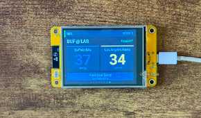 Cheap Yellow Display NFL scoreboard showing the Buffalo Bills beating the Los Angeles Rams 37 34 in overtime with a Field Goal Good alert.