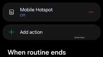 Conditions in routines