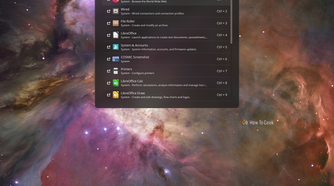 COSMIC Spotlight-like launcher searching for fire with Firefox as the top result.