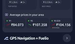 Fuelio homepage