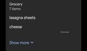 Gemini with connected note in Keep