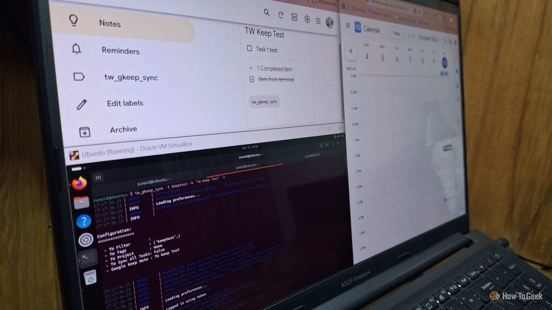 Taskwarrior turned my Linux terminal into a retro to-do list that syncs with Google Calendar and Keep