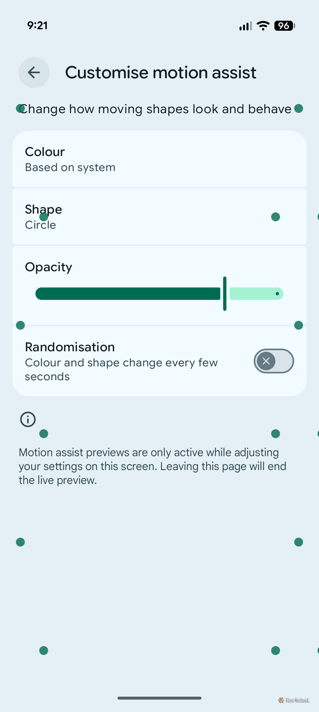 My Pixel 10 was exacerbating my motion sickness, until I enabled this ...