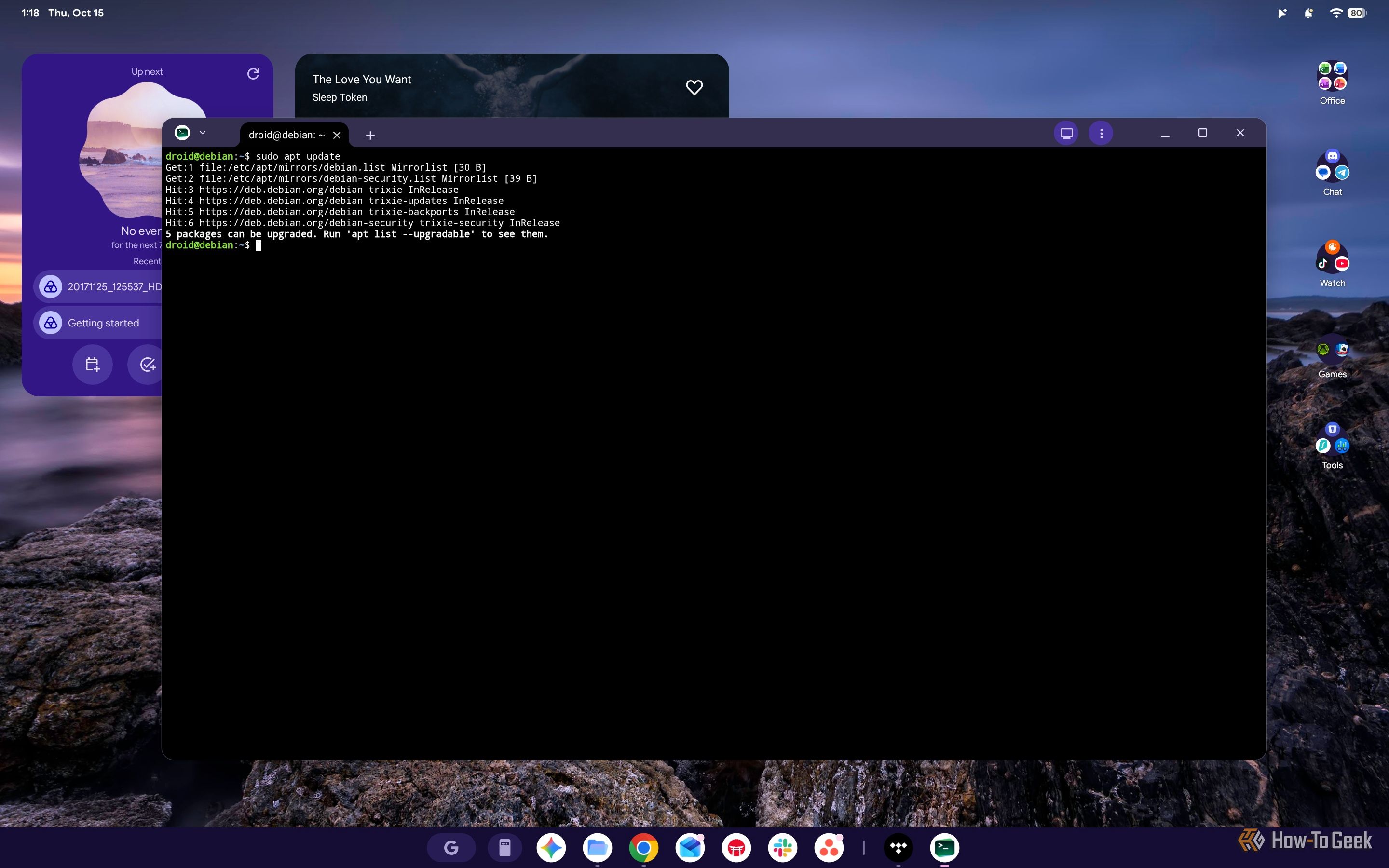 Learn to install and use Linux apps on Googlebook OS