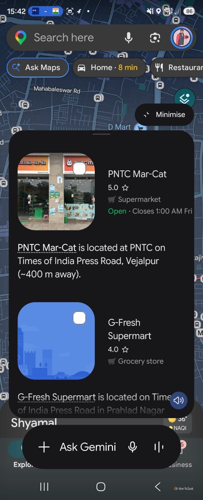 Grocery store options
