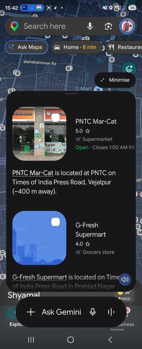 Grocery store options
