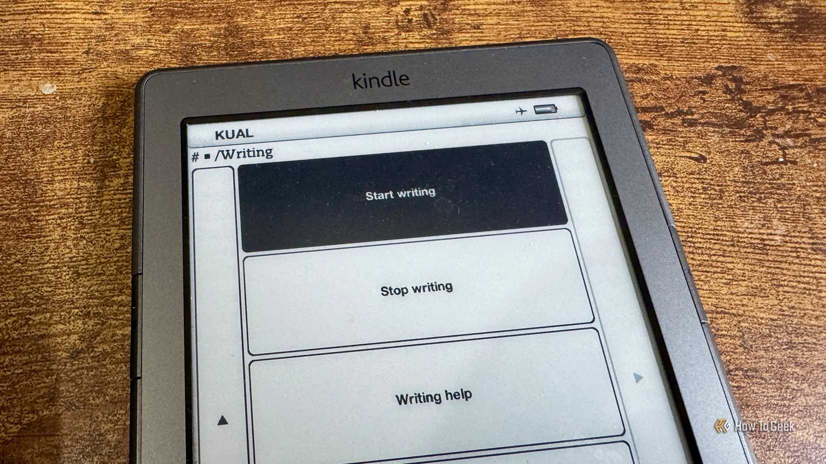 My jailbroken Kindle is the ultimate distraction-free writing terminal